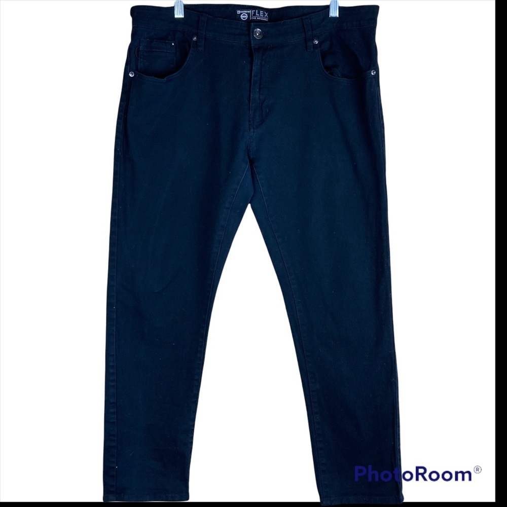 Southpole Men’s Flex Stretch Basic Black Denim Pa… - image 4